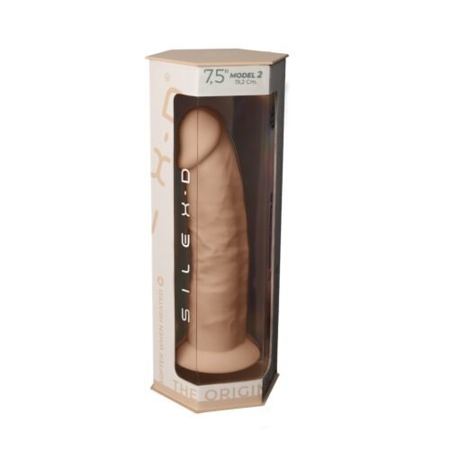 SilexD 7.5 inch Realistic Silicone Dual Density Dildo with Suction Cup - Image 7