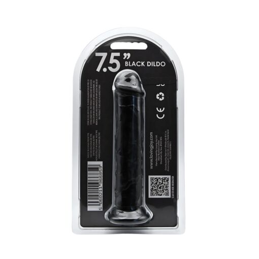 Loving Joy 7.5 Inch Suction Cup Dildo Black - Image 5