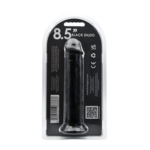 Loving Joy 8.5 Inch Suction Cup Dildo Black - Image 7