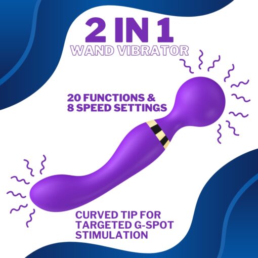 Loving Joy Dual Ended Wand Vibrator - Image 10