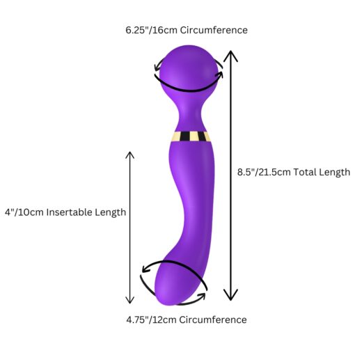 Loving Joy Dual Ended Wand Vibrator - Image 11