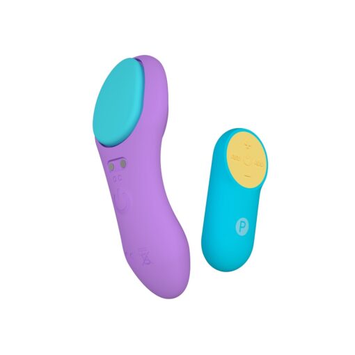 Party Color PANTY Remote Control Vibrator Purple