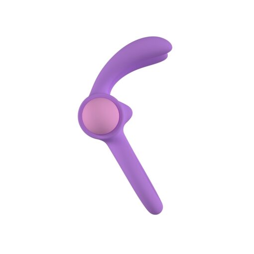 Party Color RINY Remote Control Rabbit Cock Ring Purple - Image 3