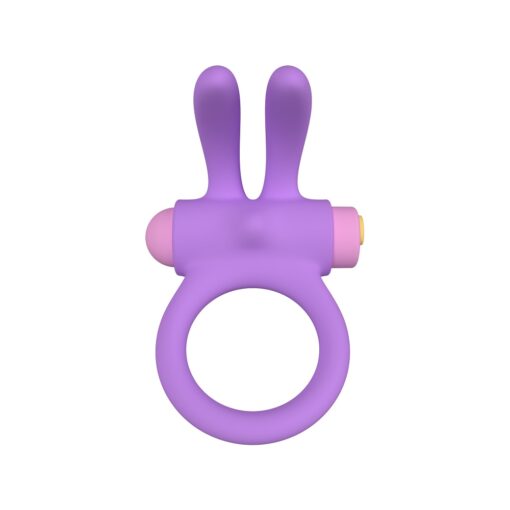 Party Color RINY Remote Control Rabbit Cock Ring Purple - Image 6